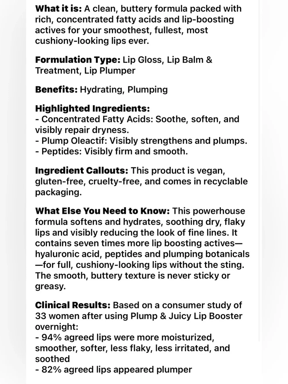 Kosas Plump + Juicy Lip Booster Buttery Treatment — Clear